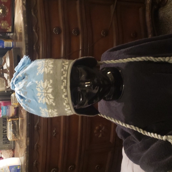 Imperial winter hat Sz.Youth Grey,Blue,White - Picture 1 of 4